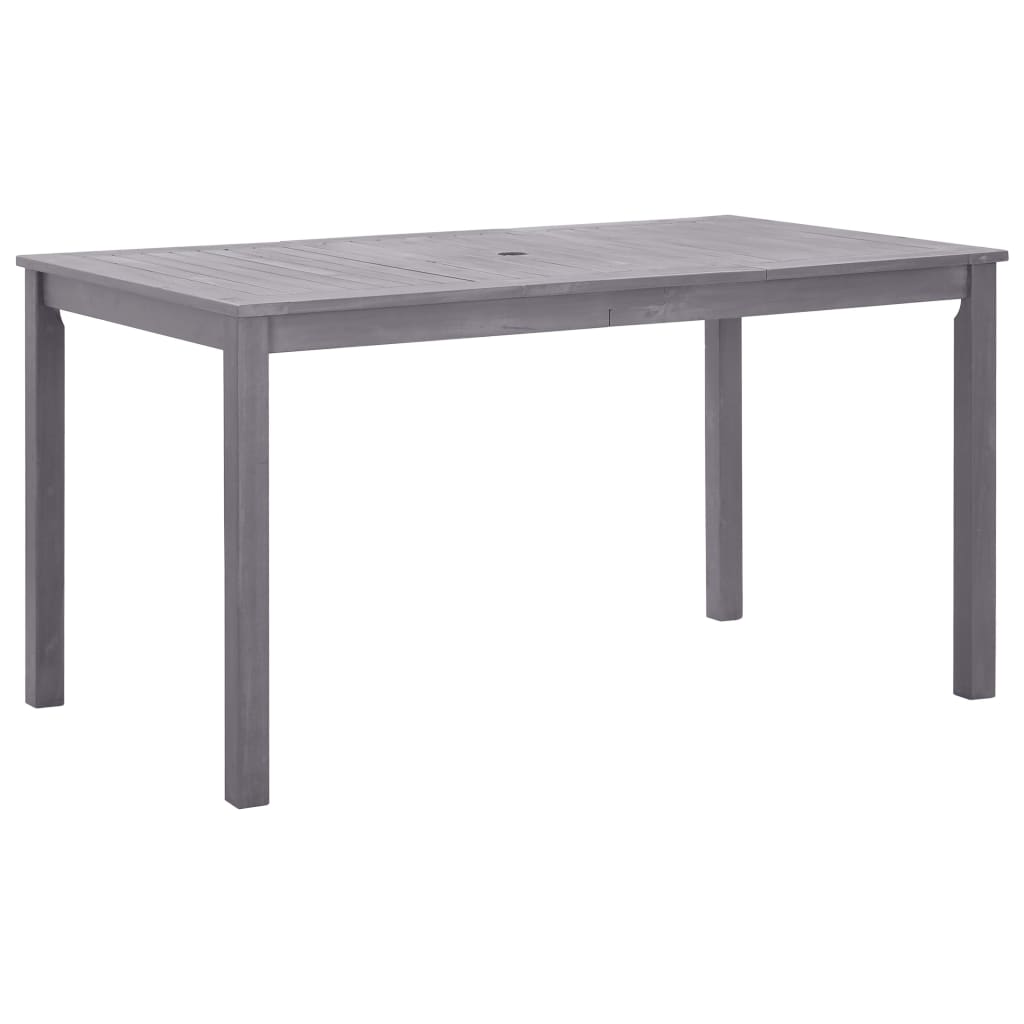 Mesa De Jardín Madera Maciza De Acacia Lavado