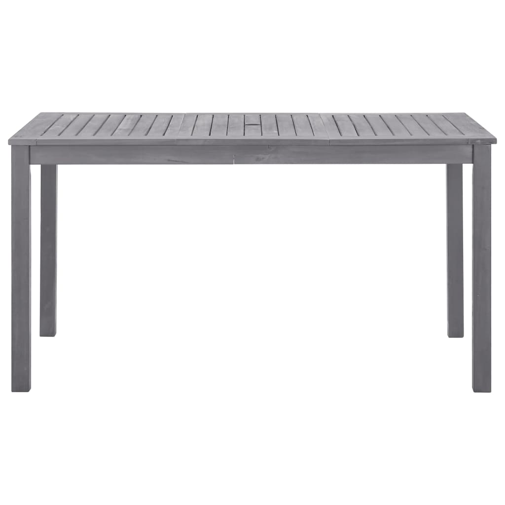 Mesa De Jardín Madera Maciza De Acacia Lavado