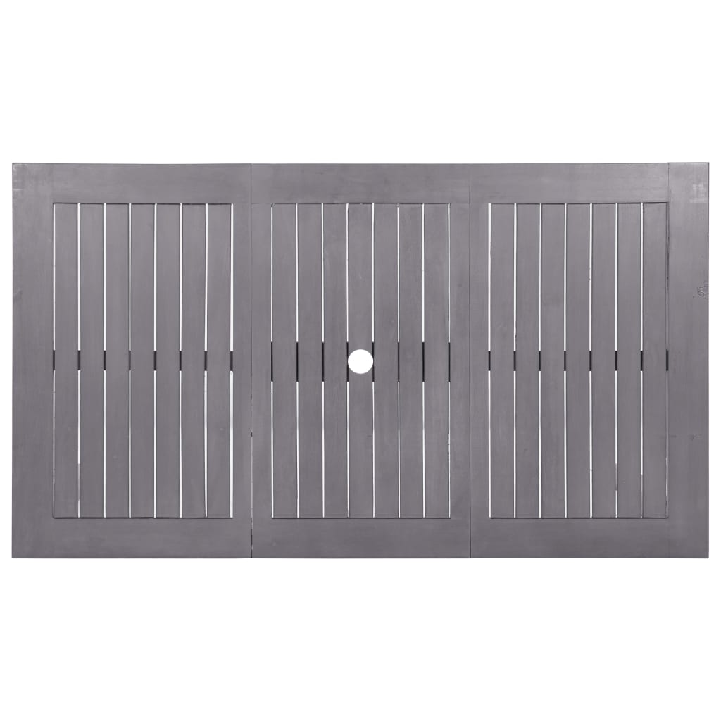 Mesa De Jardín Madera Maciza De Acacia Lavado