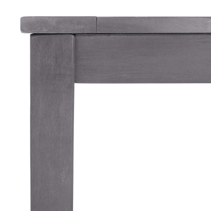 Mesa De Jardín Madera Maciza De Acacia Lavado