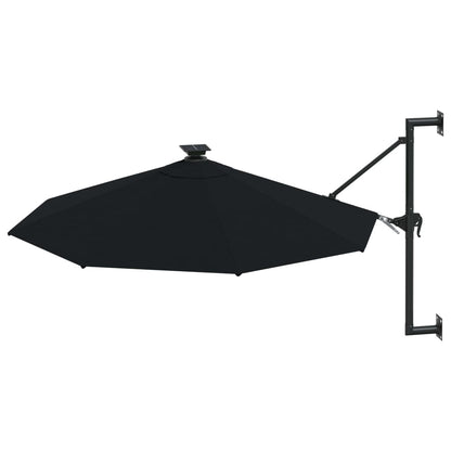 Sombrilla De Jardín De Pared Con Luces Led 300 Cm