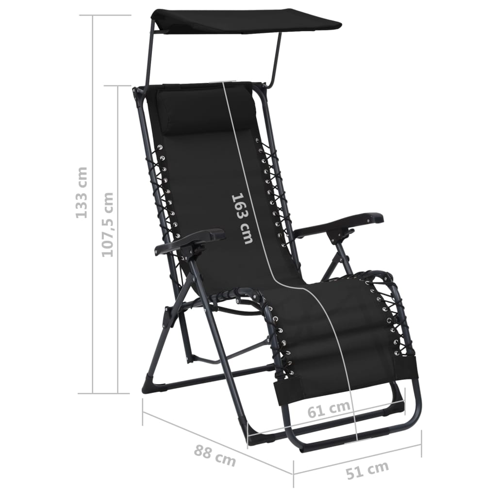 Tumbona Plegable De Textilene