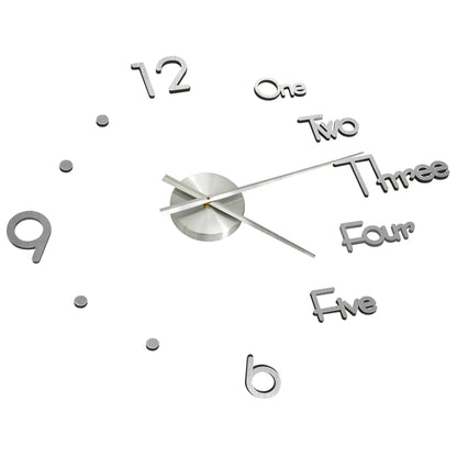 Reloj 3D De Pared Con Diseño Moderno 100 Cm Xxl
