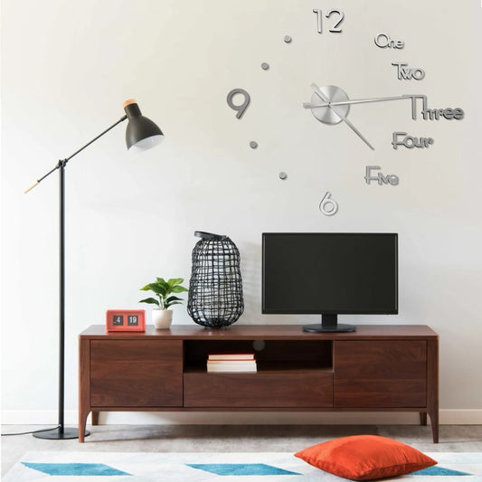 Reloj 3D De Pared Con Diseño Moderno 100 Cm Xxl