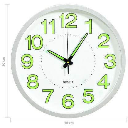 Reloj De Pared Luminoso 30 Cm