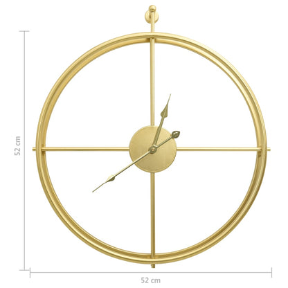 Reloj De Pared De Hierro 52 Cm