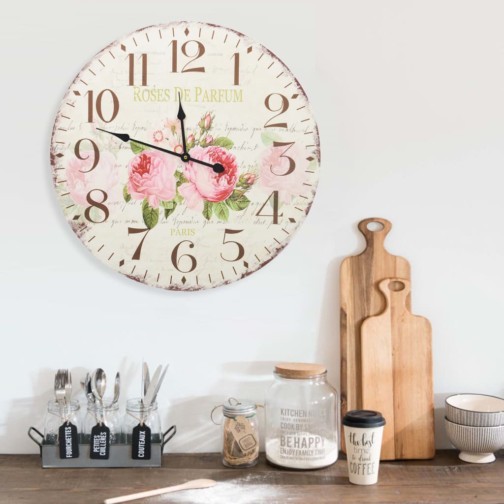 Reloj De Pared Vintage