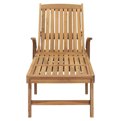 Tumbona De Madera Maciza De Teca