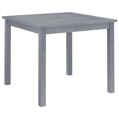 Mesa De Comedor De Jardín Madera Maciza De Acacia