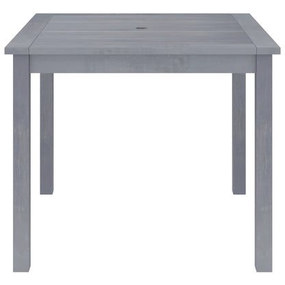 Mesa De Comedor De Jardín Madera Maciza De Acacia