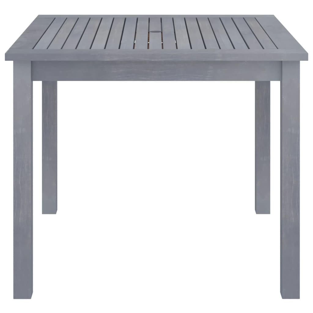 Mesa De Comedor De Jardín Madera Maciza De Acacia