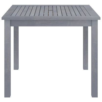 Mesa De Comedor De Jardín Madera Maciza De Acacia