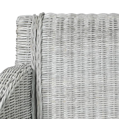 Silla De Comedor Con Cojín Ratán Natural