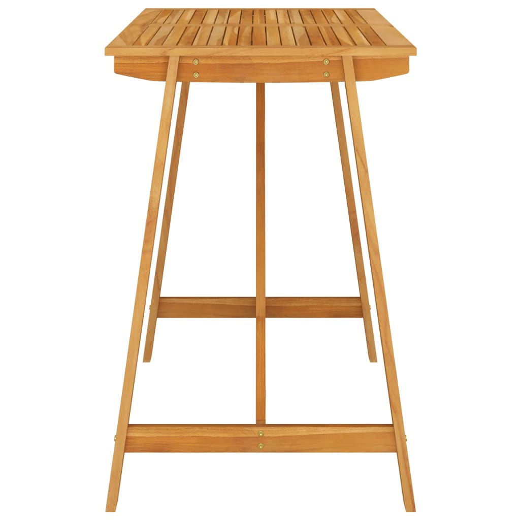 Mesa Alta De Jardín Madera Maciza De Acacia
