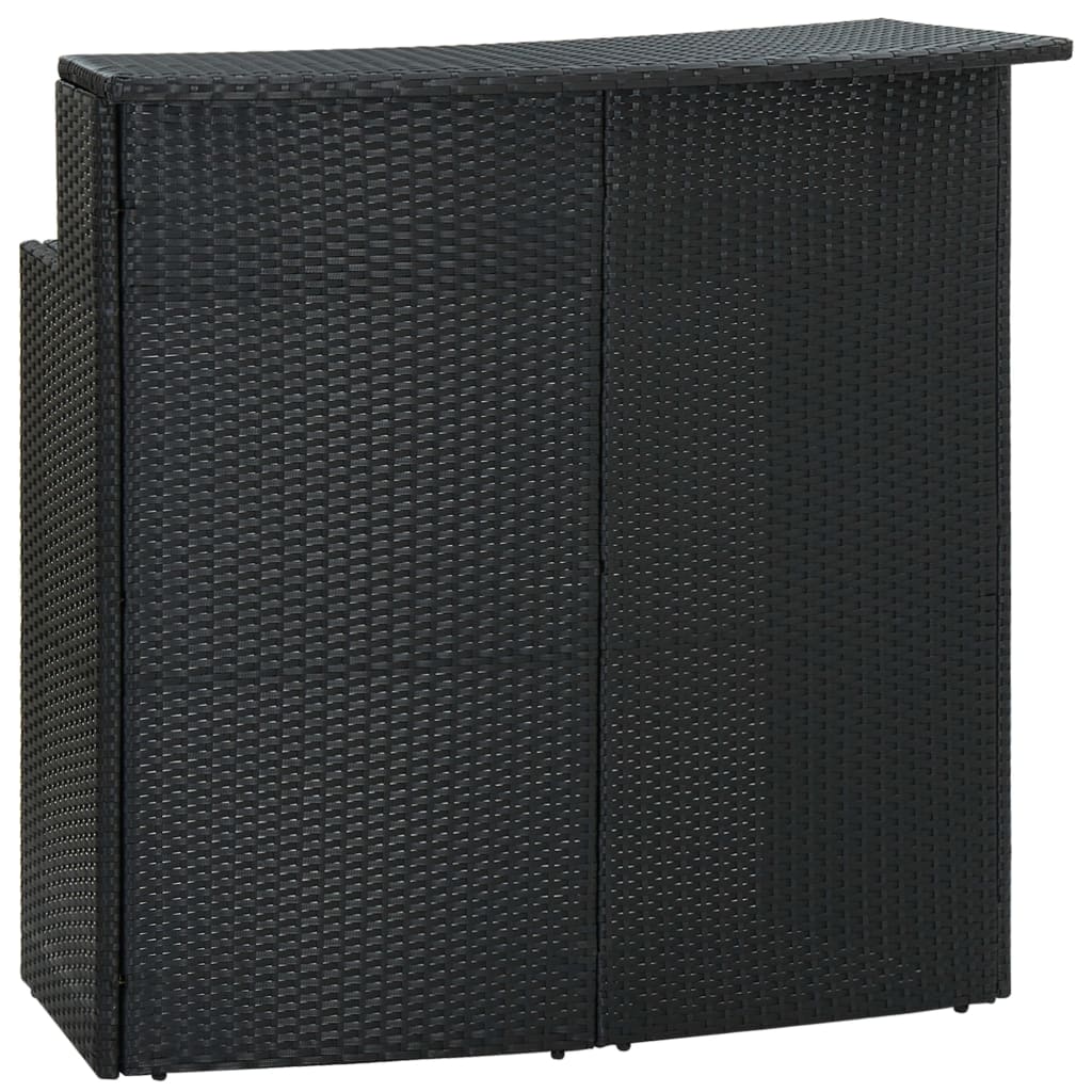 Mesa Alta De Jardín Ratán Sintético 120X55X110 Cm