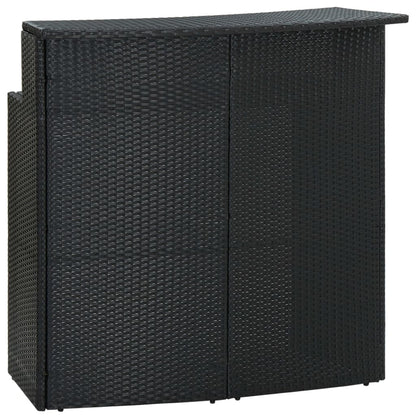Mesa Alta De Jardín Ratán Sintético 120X55X110 Cm