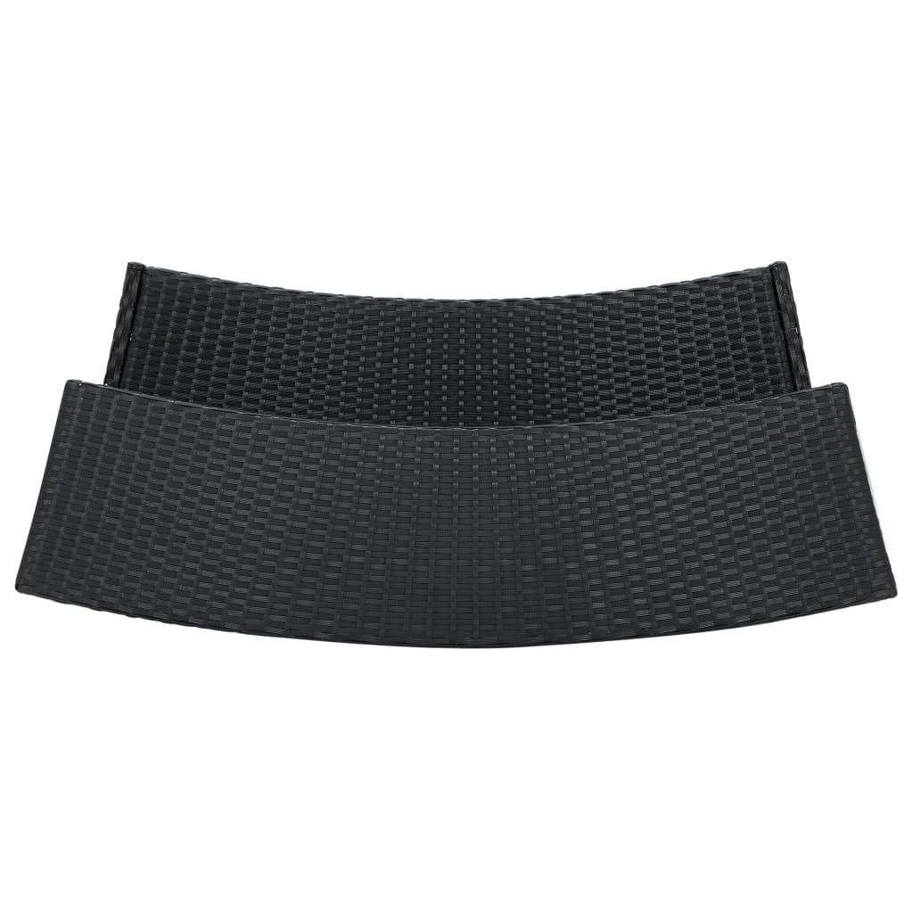 Mesa Alta De Jardín Ratán Sintético 120X55X110 Cm