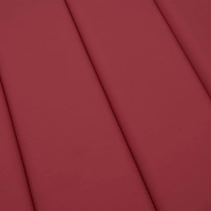 Cojín De Tumbona De Tela Oxford Rojo Tinto