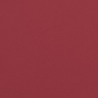 Cojín De Tumbona De Tela Oxford Rojo Tinto