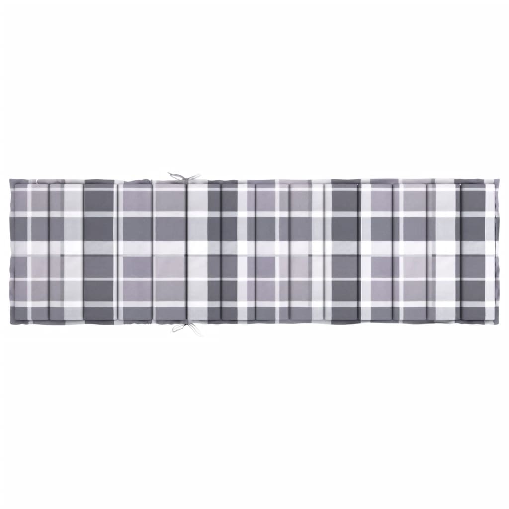 Cojín De Tumbona De Tela Oxford Estampado De Hojas