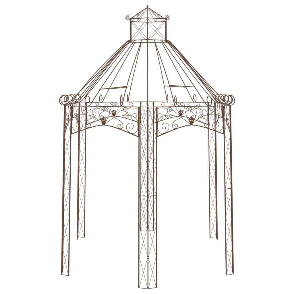 Pérgola De Jardín Marrón Antiguo Hierro