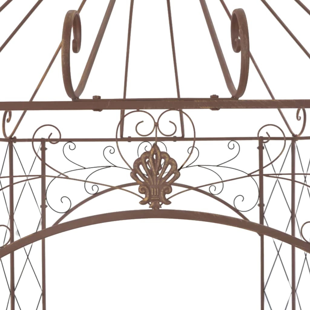 Pérgola De Jardín Marrón Antiguo Hierro