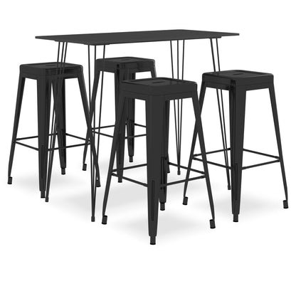 Mesa Alta Y Taburetes De Bar 7 Piezas