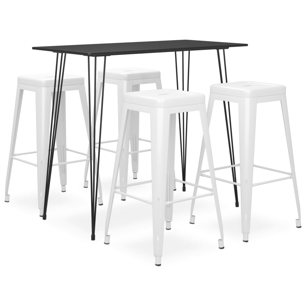 Mesa Alta Y Taburetes De Bar 7 Piezas