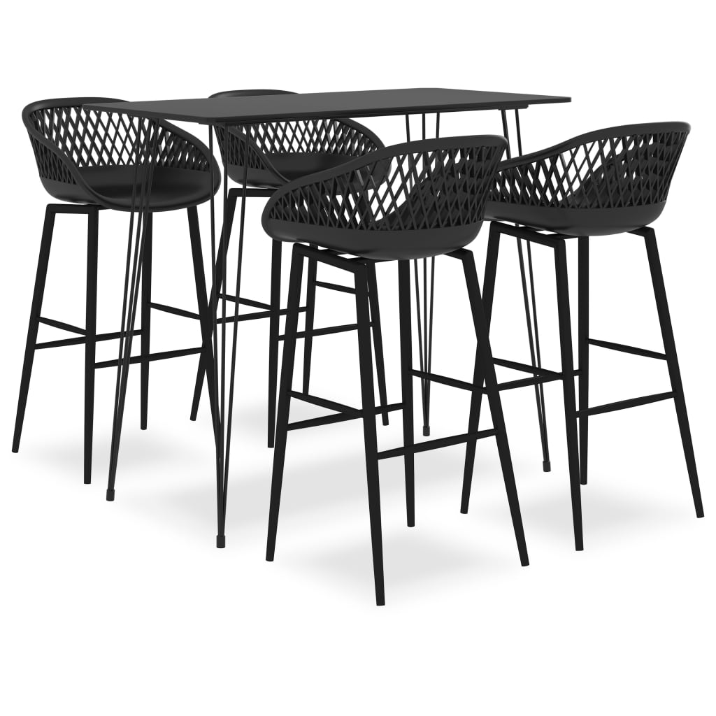 Mesa Alta Y Taburetes De Bar 7 Piezas