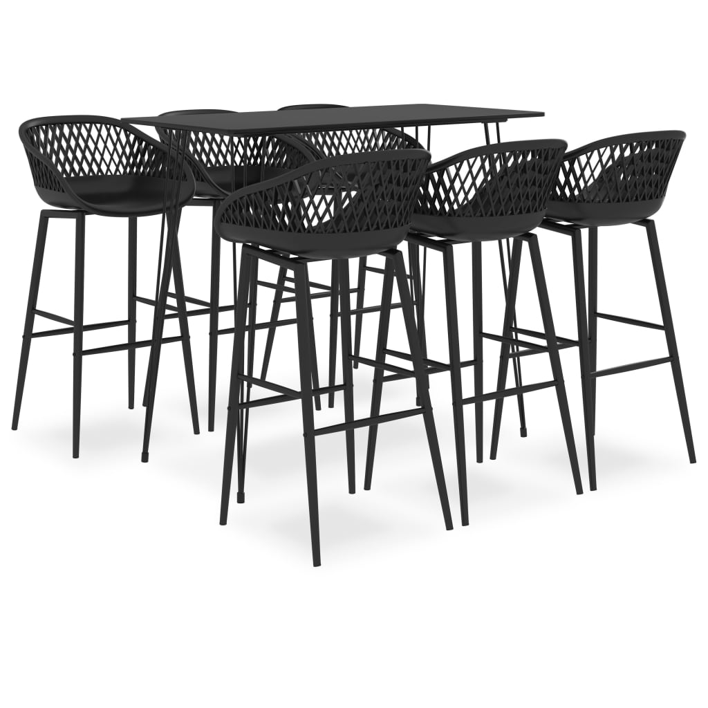 Mesa Alta Y Taburetes De Bar 7 Piezas
