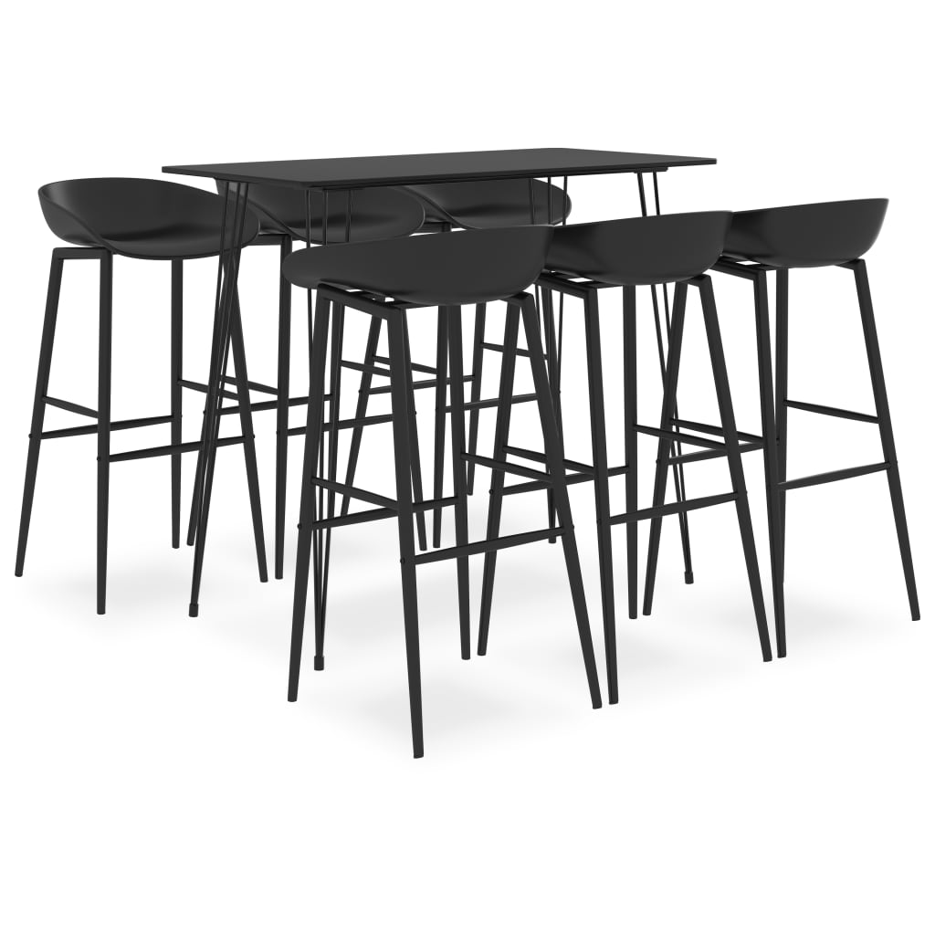 Mesa Alta Y Taburetes De Bar 7 Piezas