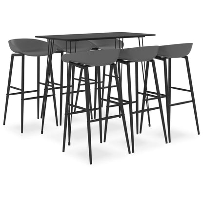 Mesa Alta Y Taburetes De Bar 7 Piezas