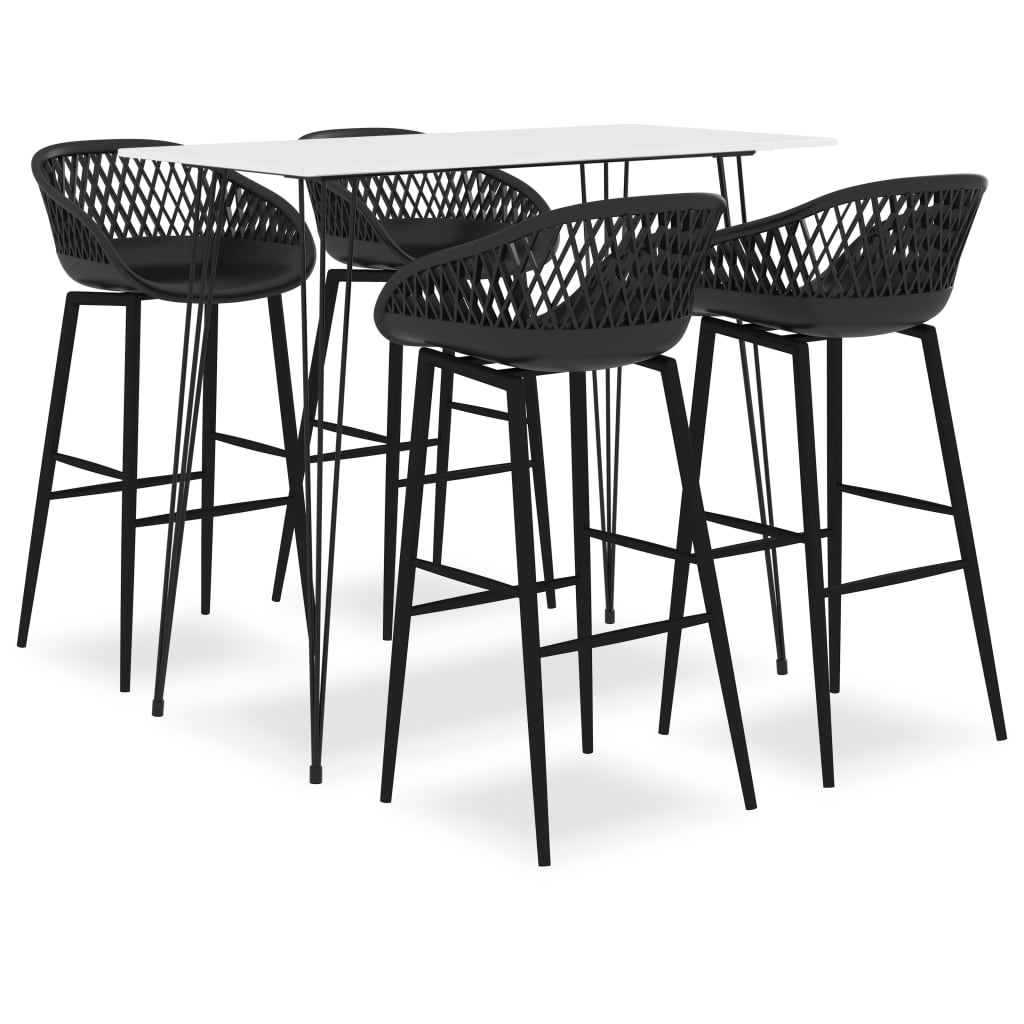 Mesa Alta Y Taburetes De Bar 7 Piezas