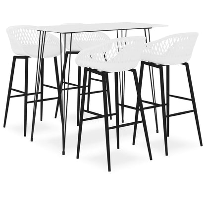 Mesa Alta Y Taburetes De Bar 7 Piezas