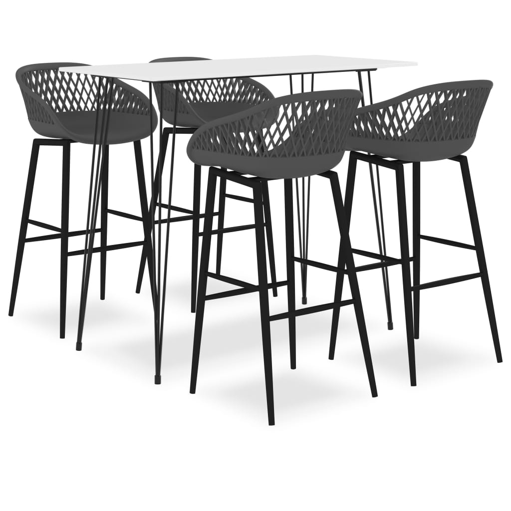 Mesa Alta Y Taburetes De Bar 7 Piezas