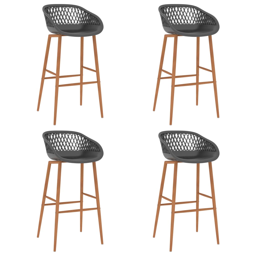 Mesa Alta Y Taburetes De Bar 5 Piezas