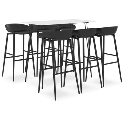 Mesa Alta Y Taburetes De Bar 7 Piezas