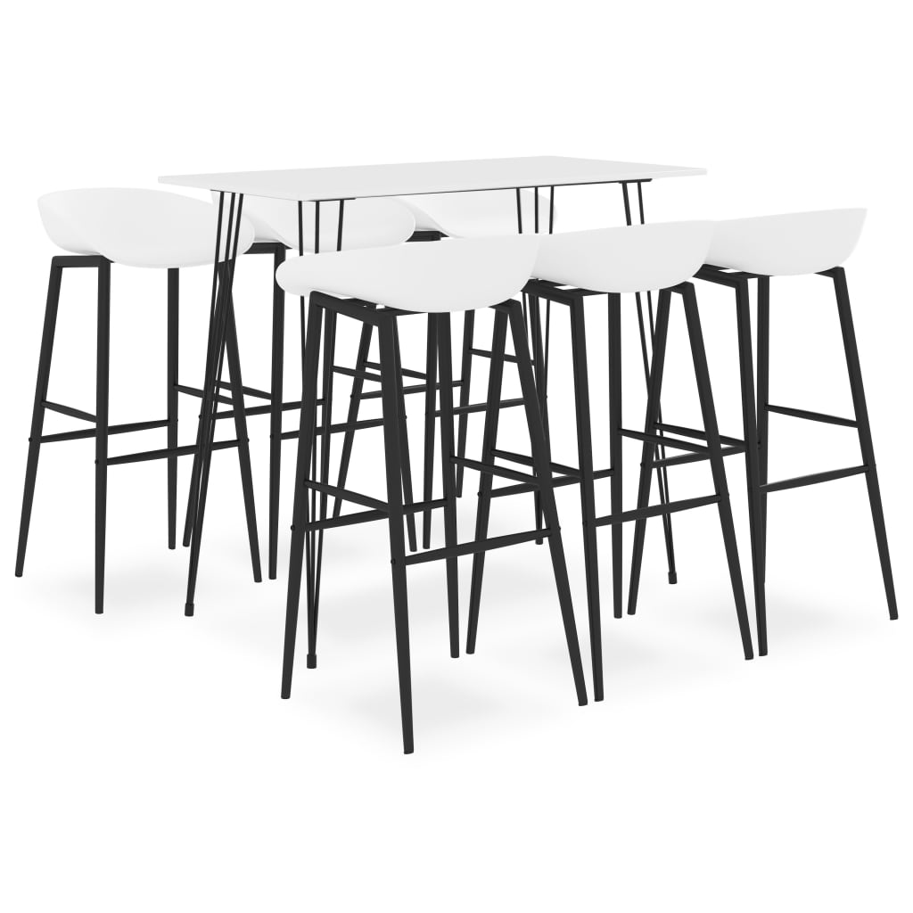 Mesa Alta Y Taburetes De Bar 7 Piezas
