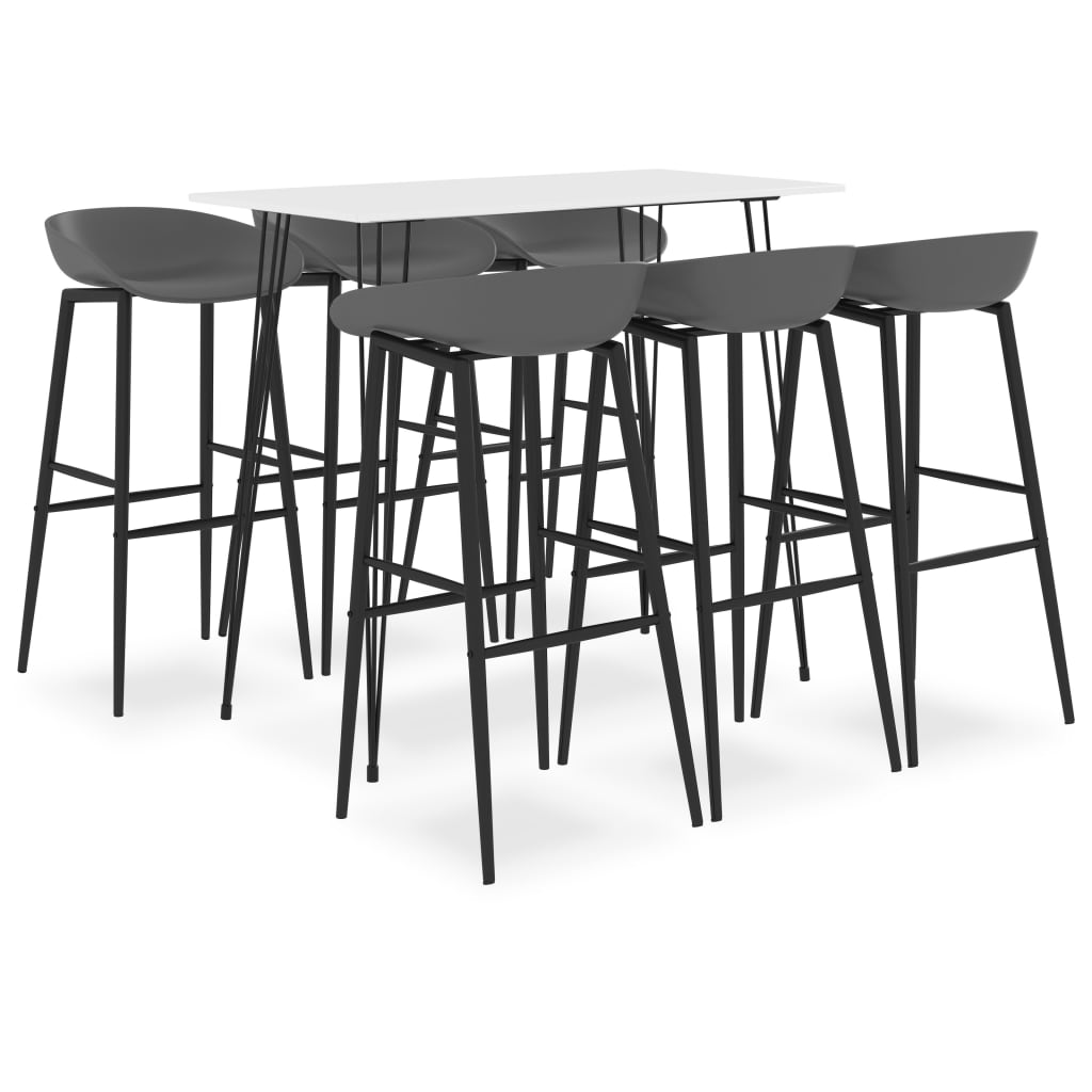 Mesa Alta Y Taburetes De Bar 7 Piezas