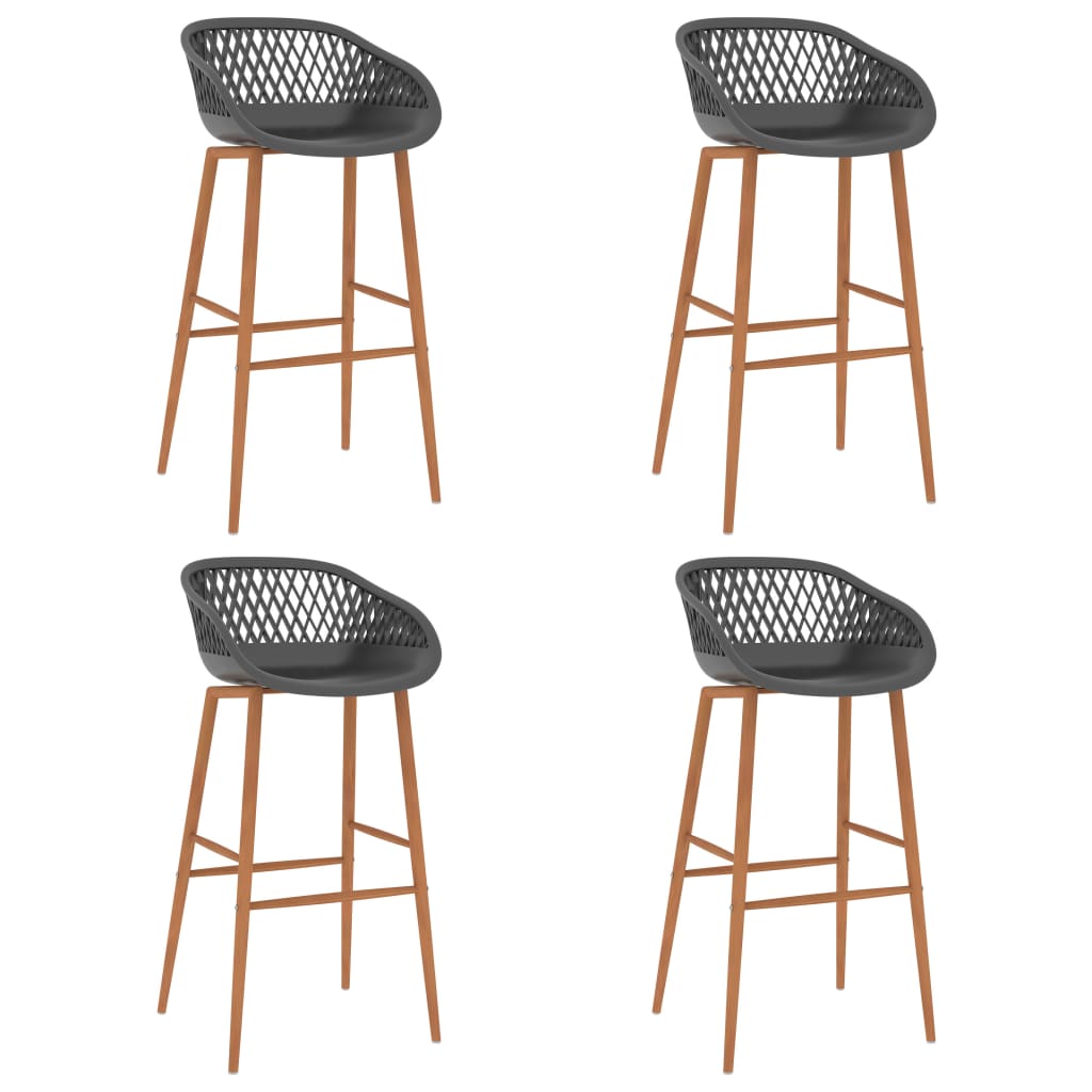 Mesa Alta Y Taburetes De Bar 5 Piezas