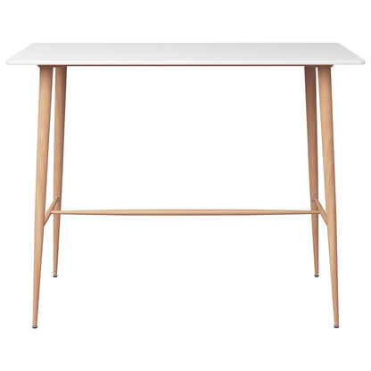 Mesa Alta Y Taburetes De Bar De 7 Piezas