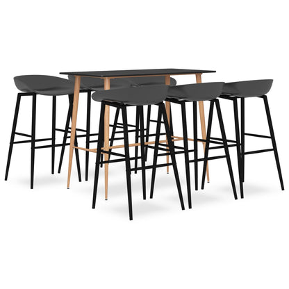 Mesa Alta Y Taburetes De Bar 7 Piezas