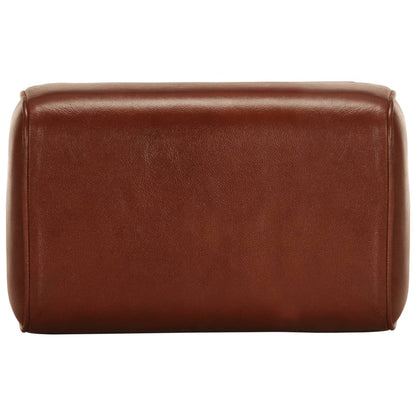 Banco Potro Gimnasio Cuero Auténtico Madera Mango
