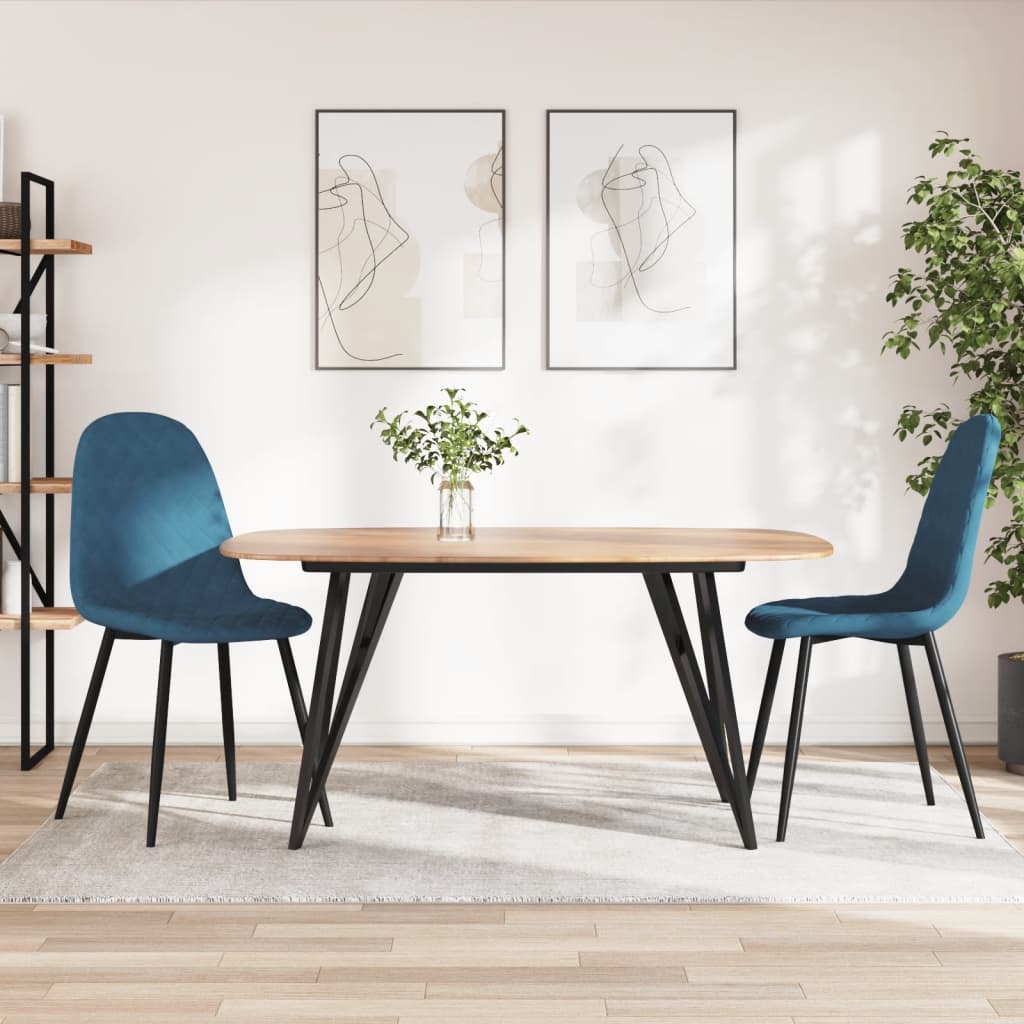 Sillas De Comedor 4 Uds Terciopelo
