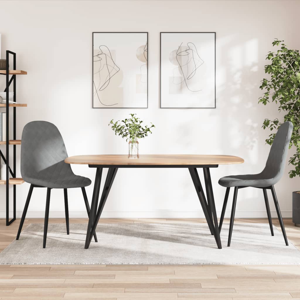 Sillas De Comedor 4 Uds Terciopelo
