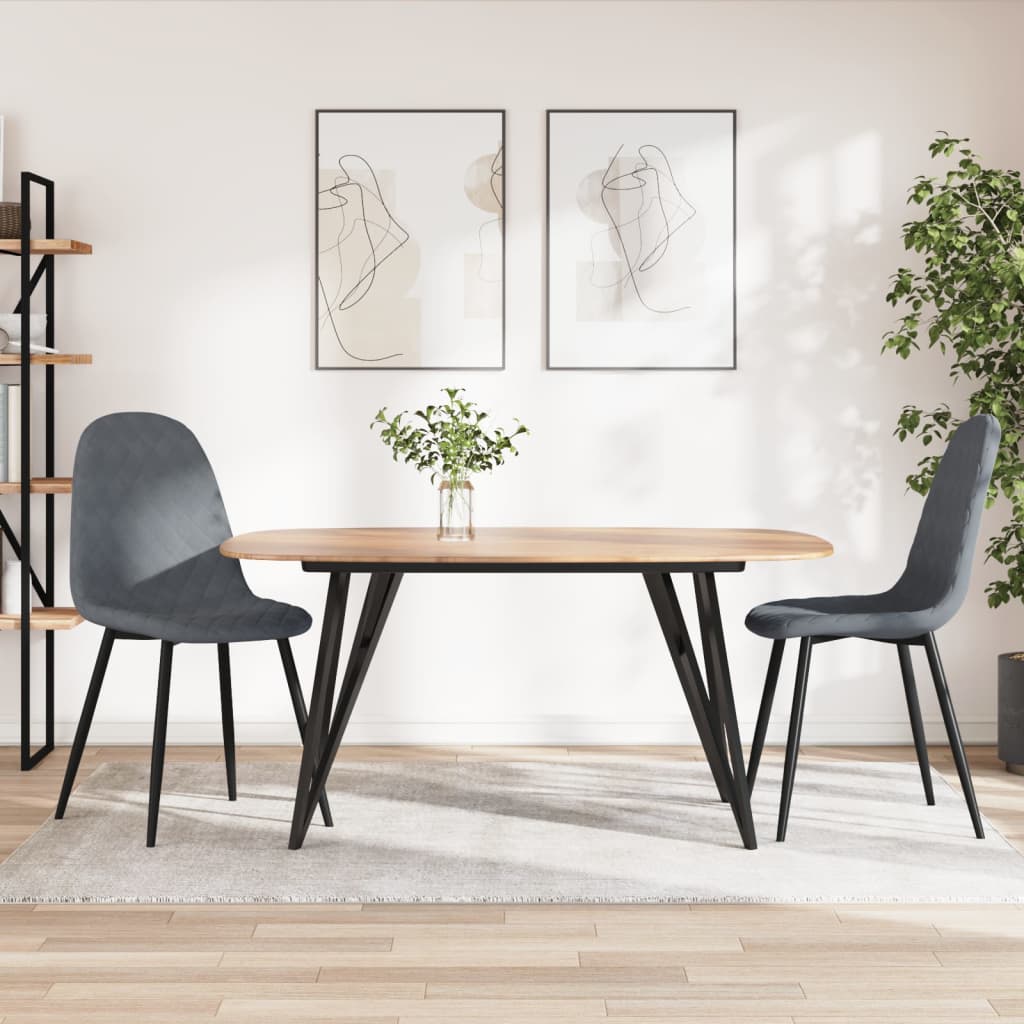 Sillas De Comedor 4 Uds Terciopelo