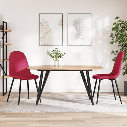Sillas De Comedor 4 Uds Terciopelo