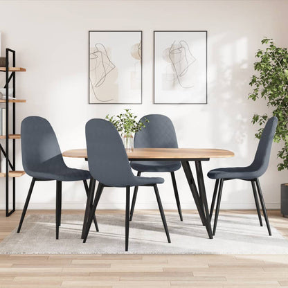 Sillas De Comedor 4 Uds Terciopelo