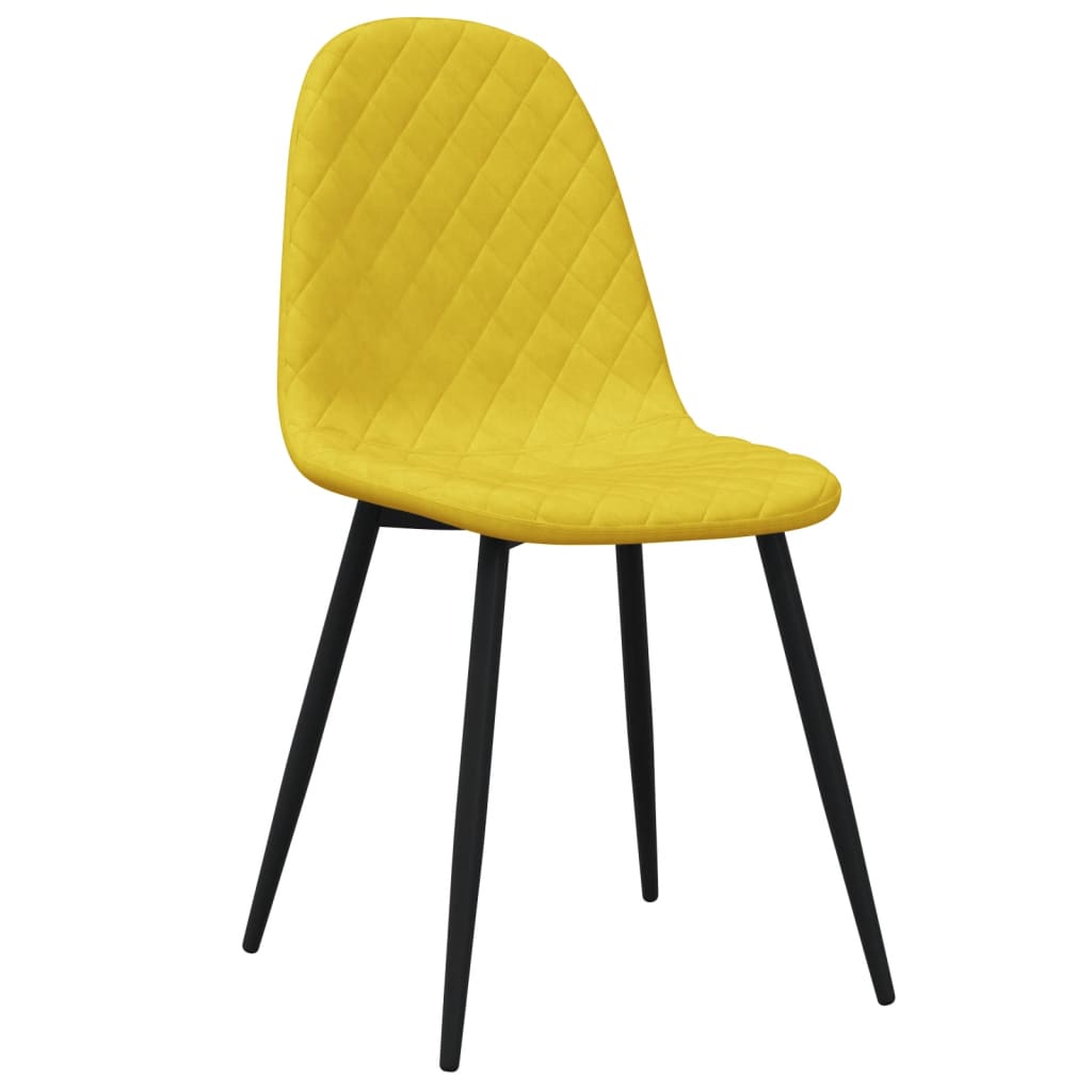 Sillas De Comedor 4 Uds Terciopelo