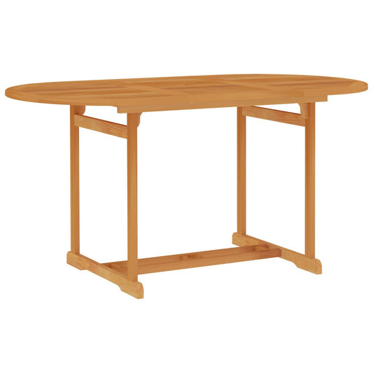 Mesa De Jardín De Madera Maciza De Teca